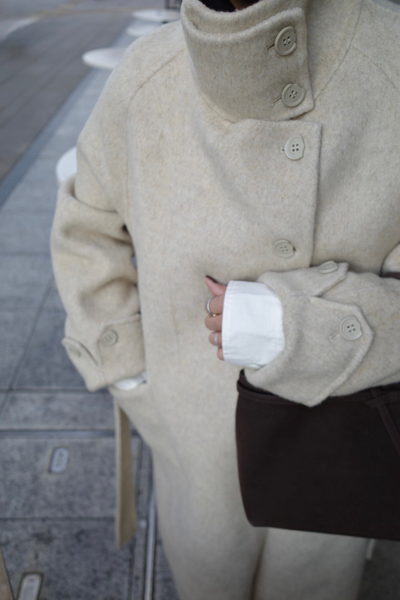 【1月下旬発送】Mel wool long coat