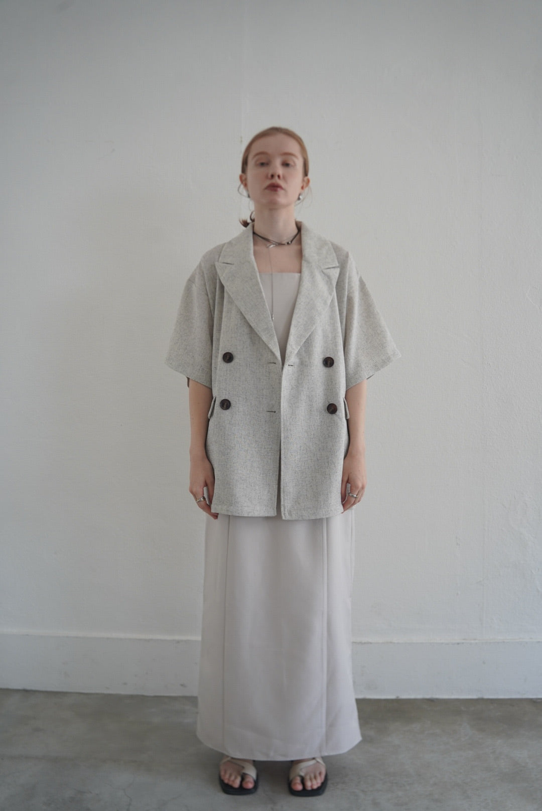 Summer tweed half sleeve JK