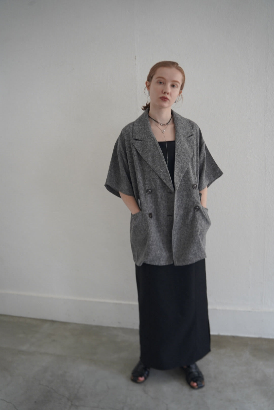 Summer tweed half sleeve JK