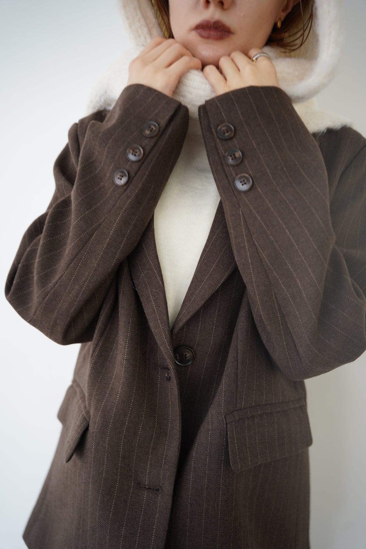 Pin stripe wool JK