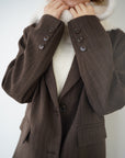 Pin stripe wool JK
