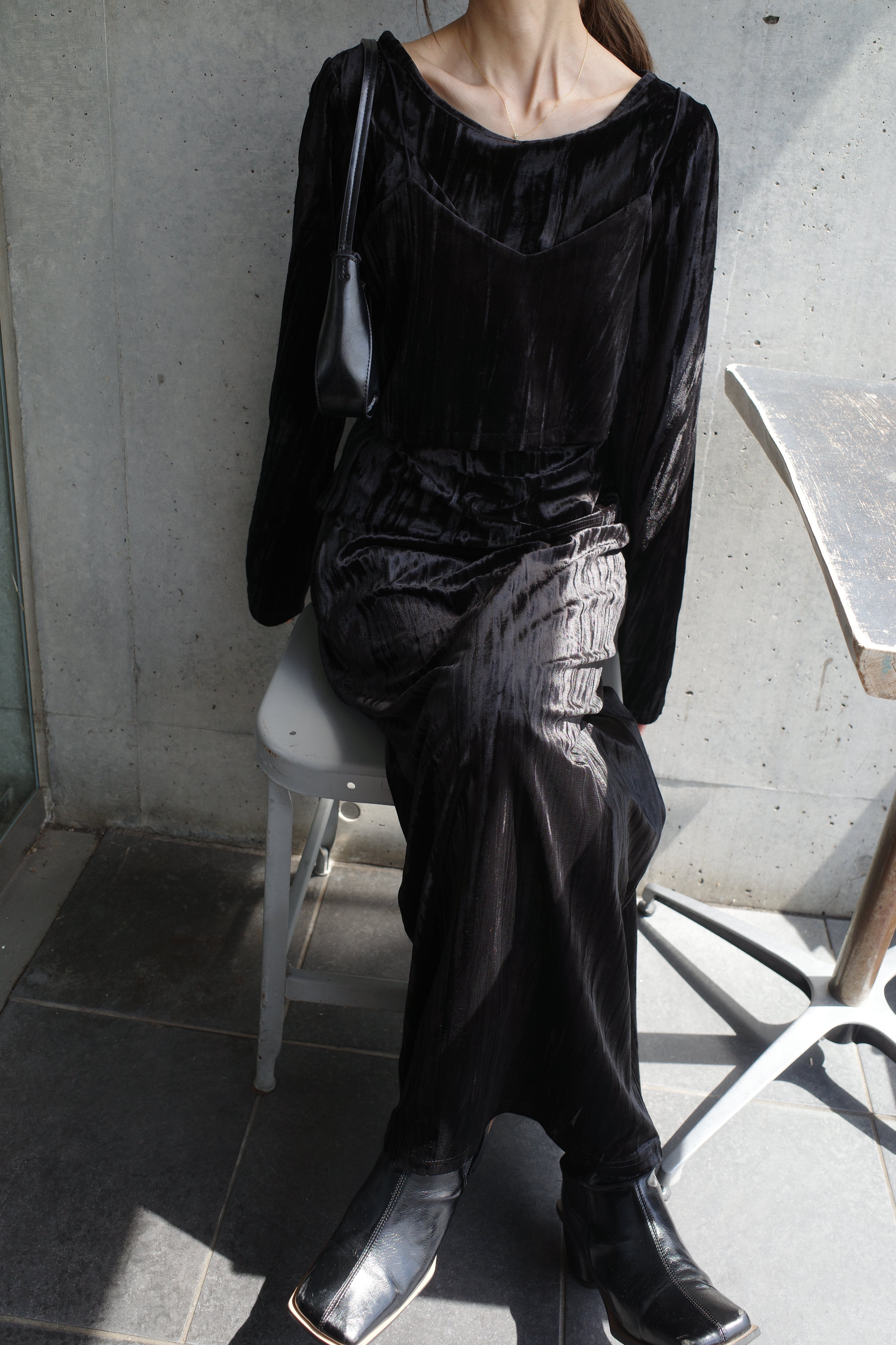 Velours bustier tops