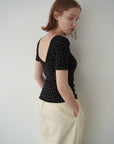 【6/5-発売】Heart dot back open T
