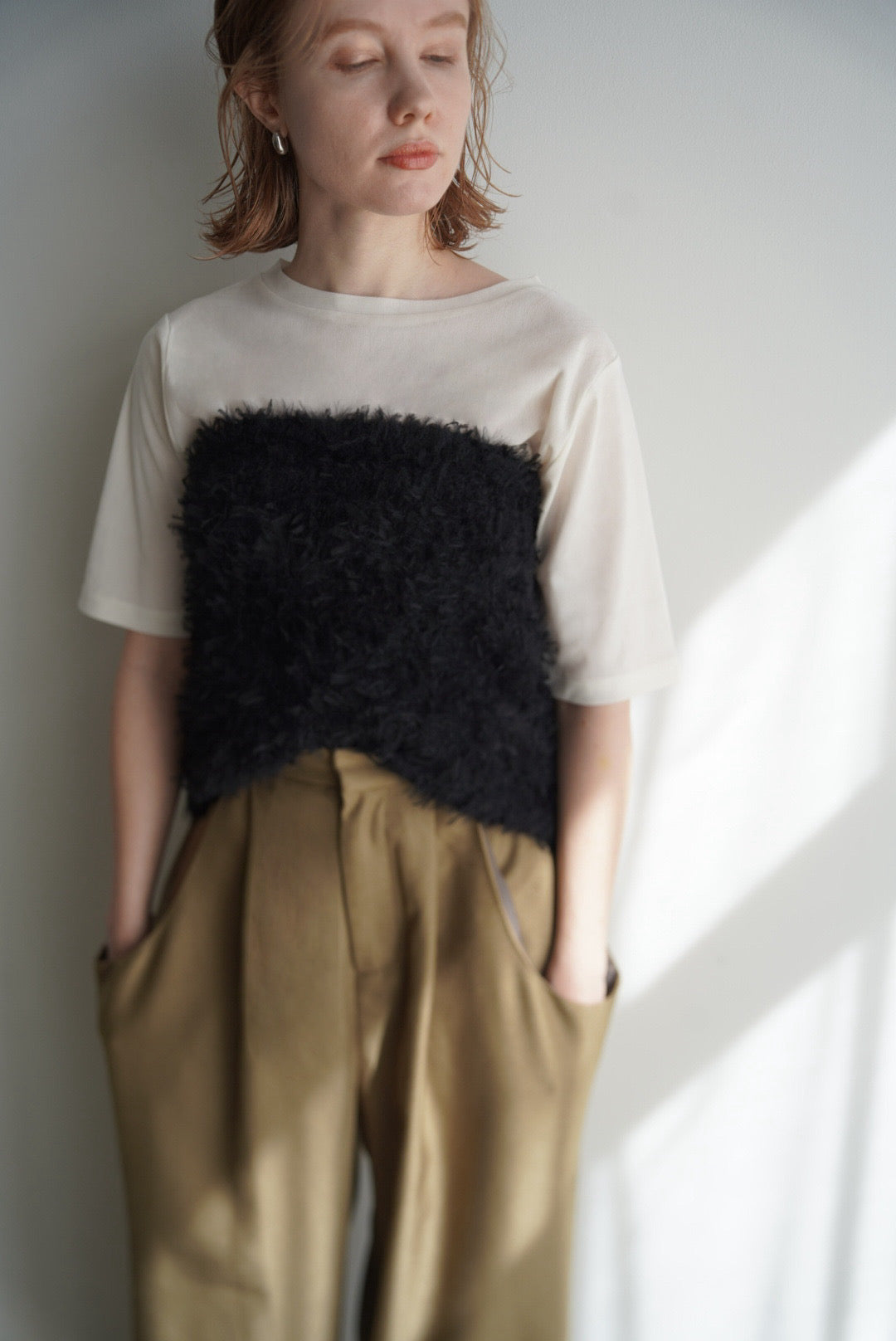 Shaggy bare top