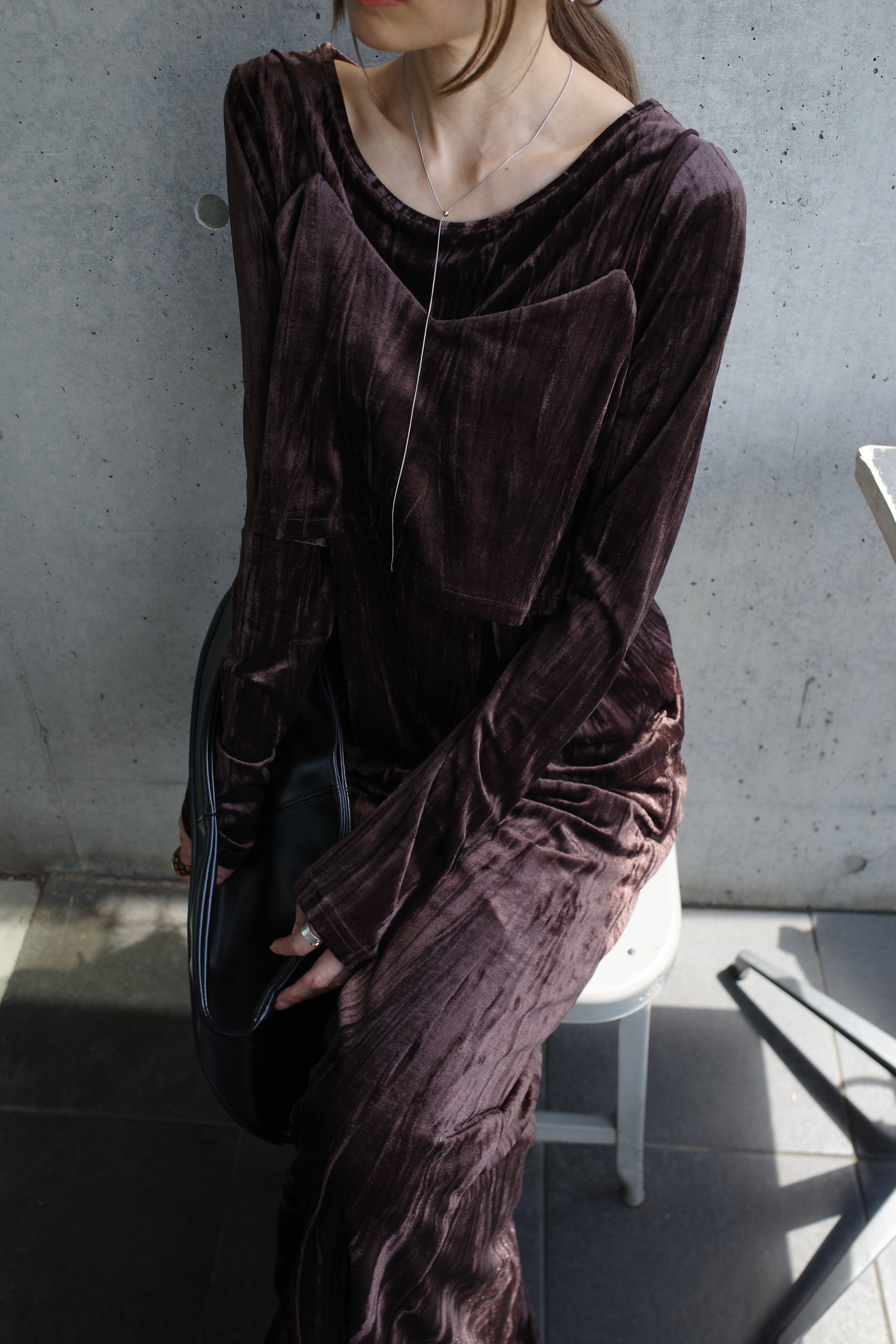 Velours bustier tops