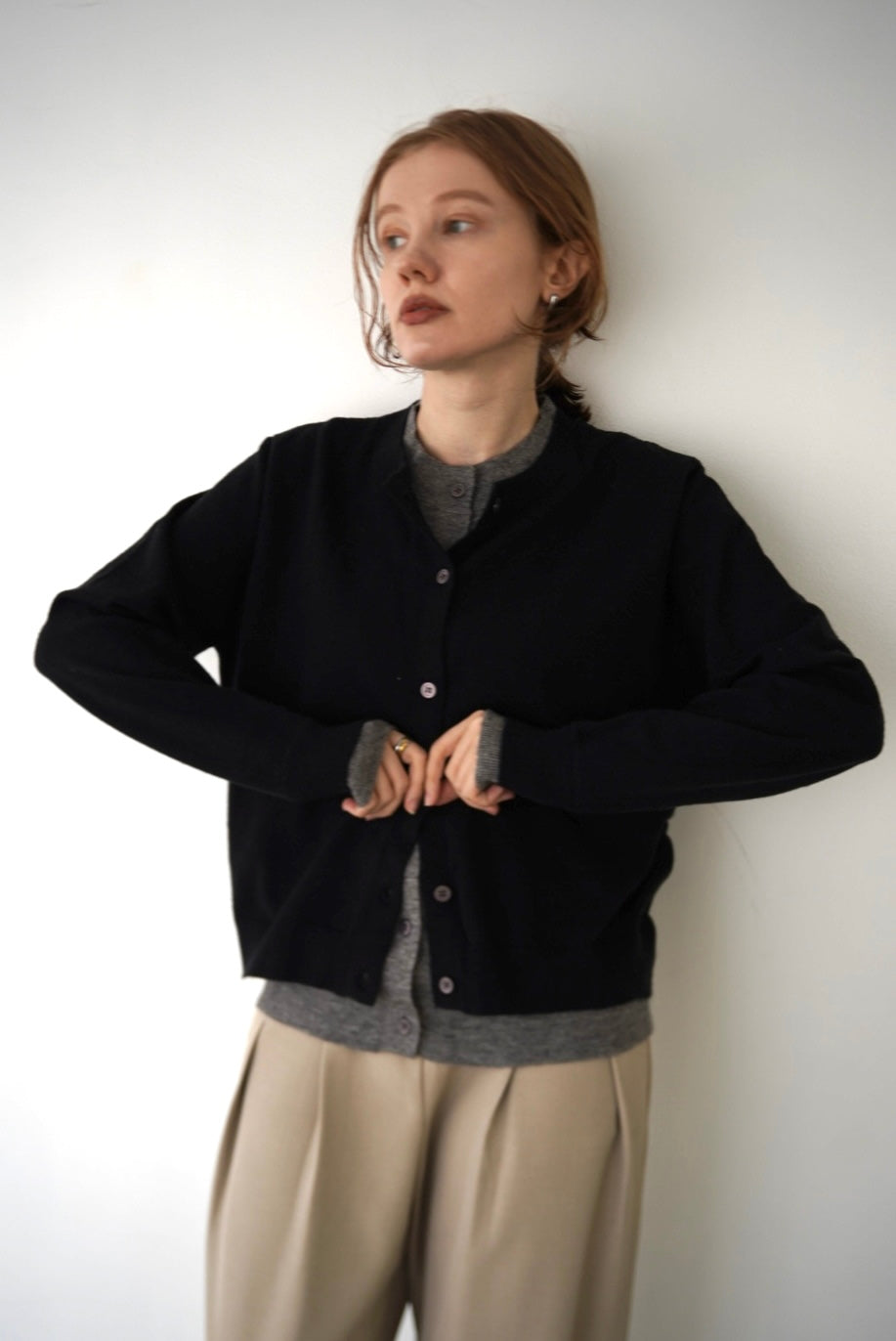 W layered cardigan