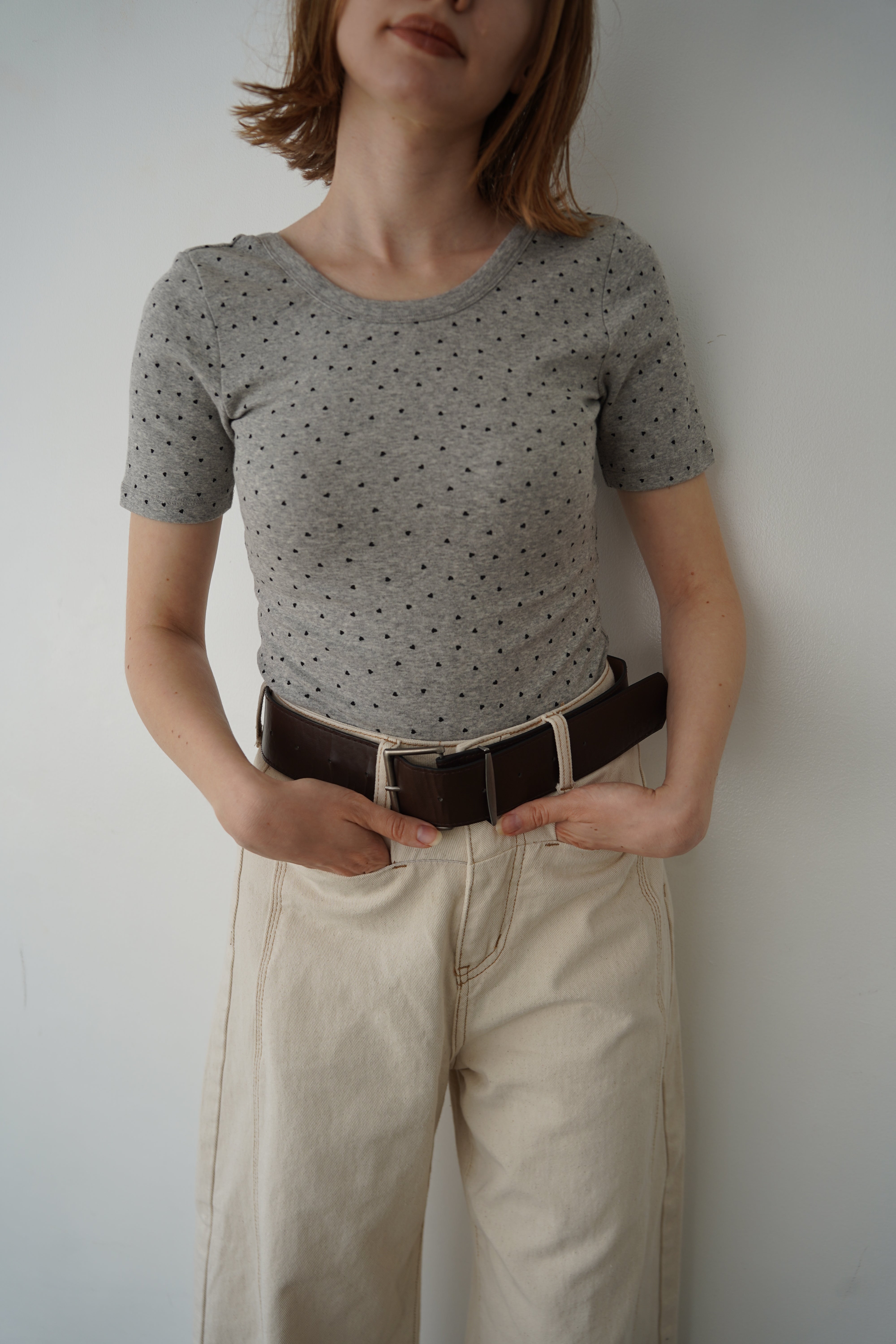【6/5-発売】Heart dot back open T