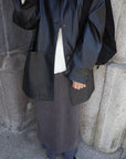 Alpaca layered skirt