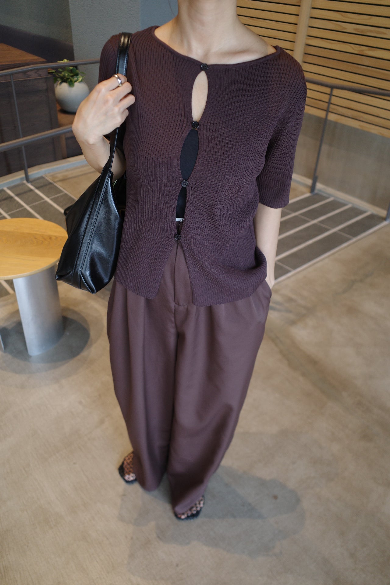 Georgette layered pants