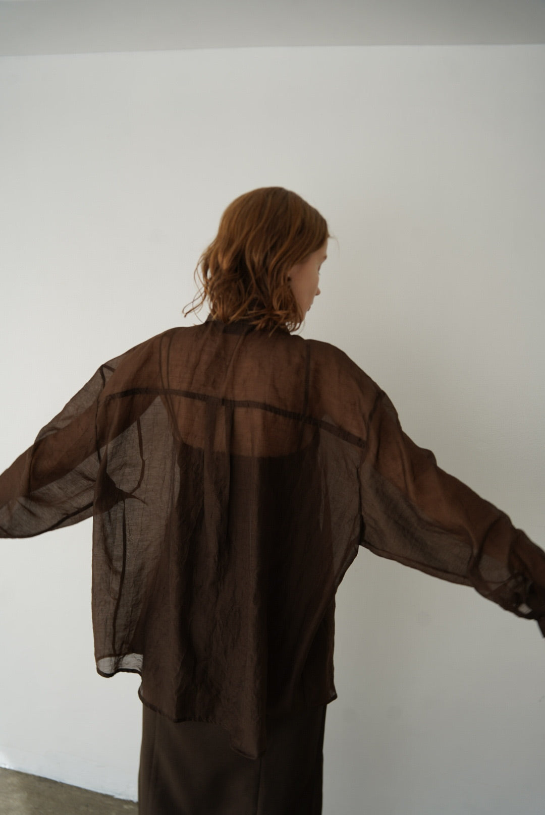 Wrinkle processing shirt