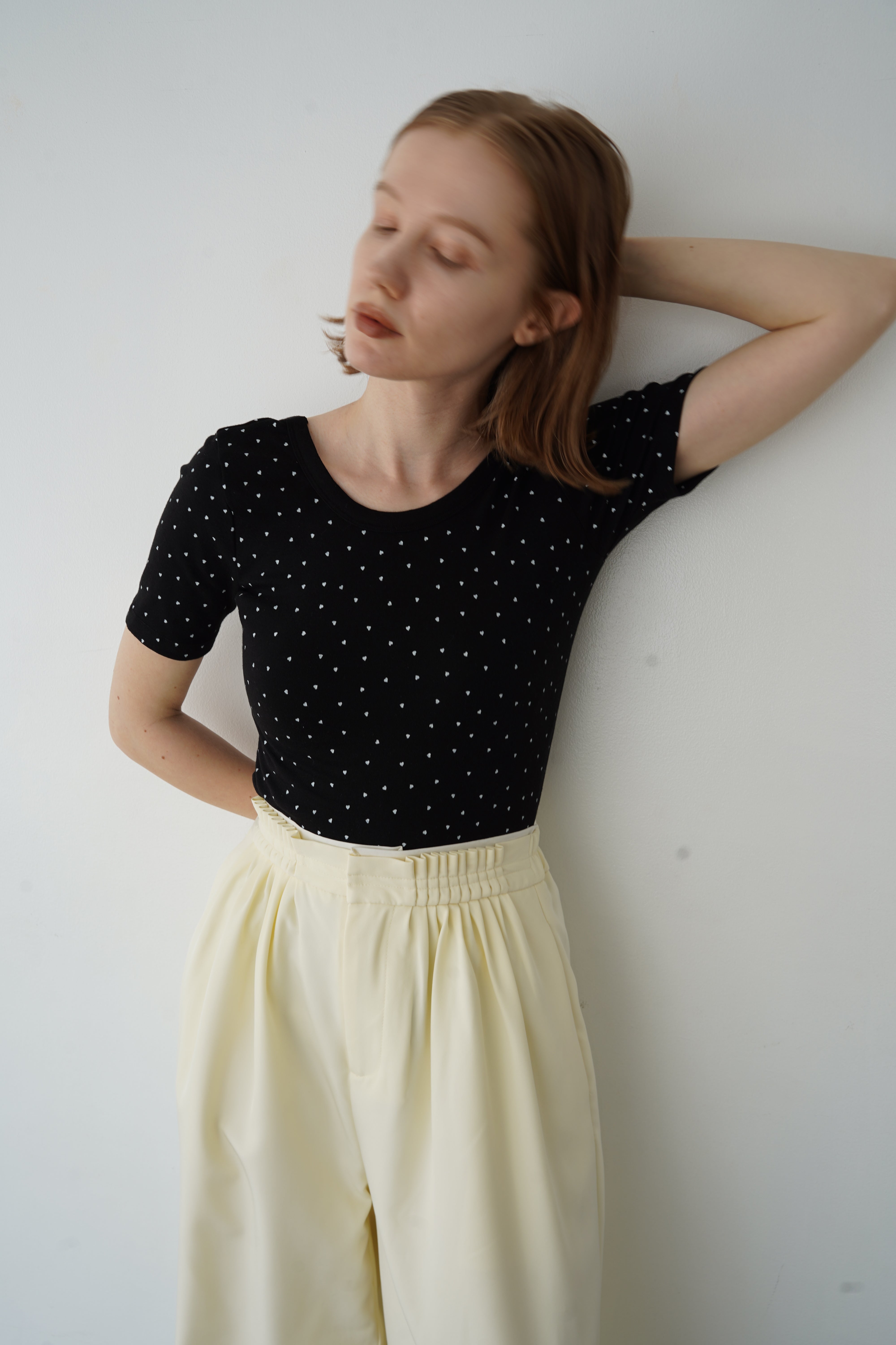 【6/5-発売】Heart dot back open T