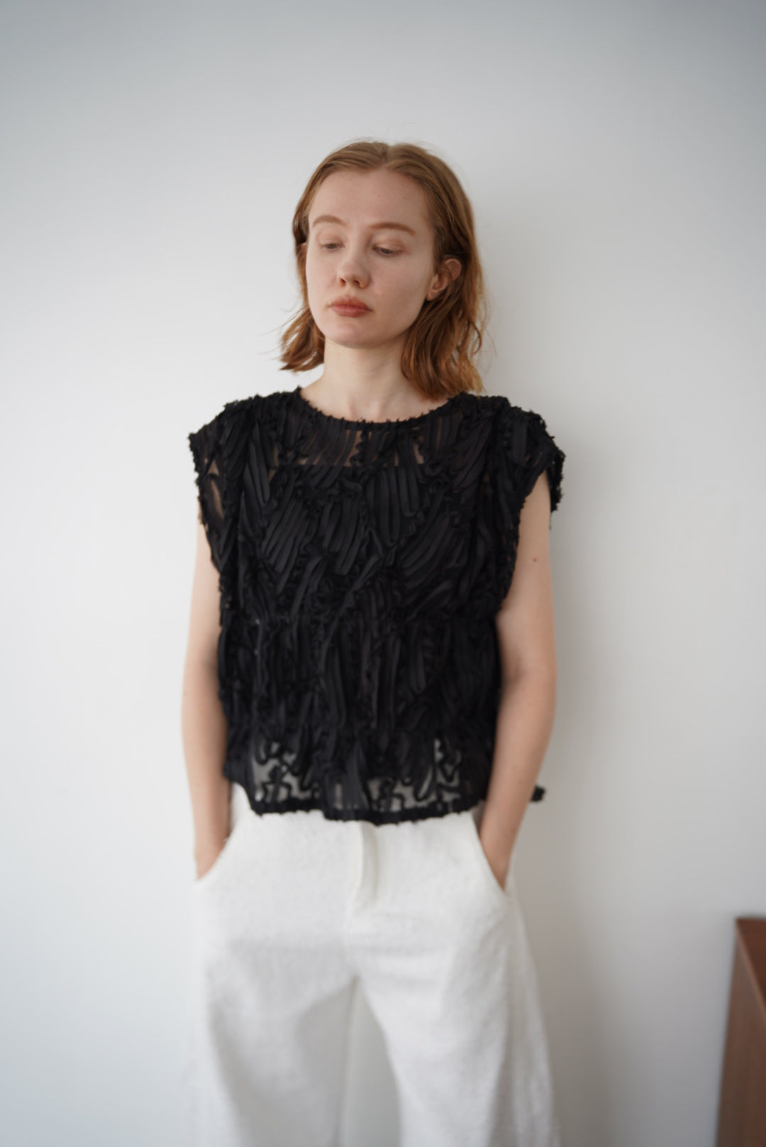 Embroidery code tops