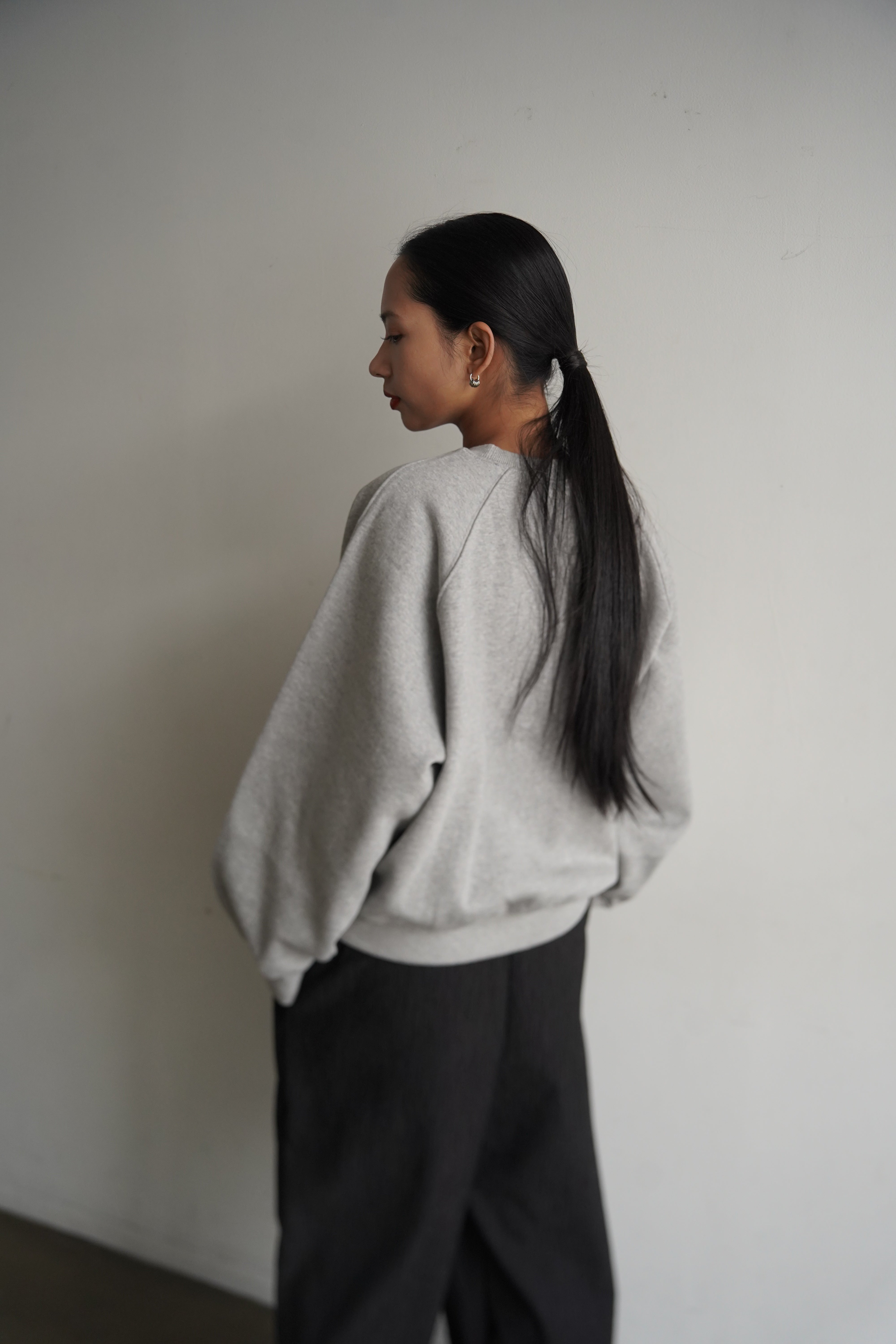 Curve sleeve sweat pullover – WELINOA