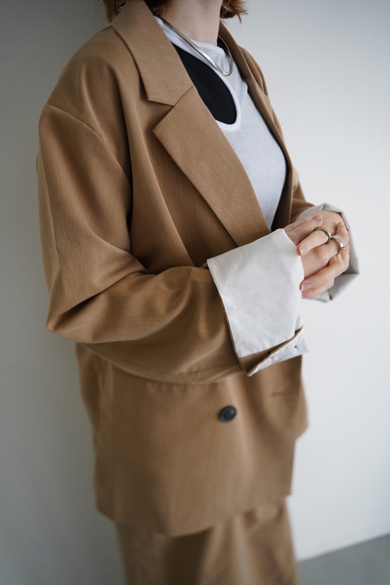 WELINOAトレンチコート Turn up cuffs tailor jacket – WELINOA