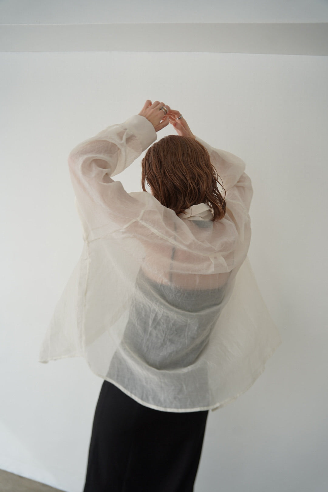 Wrinkle processing shirt
