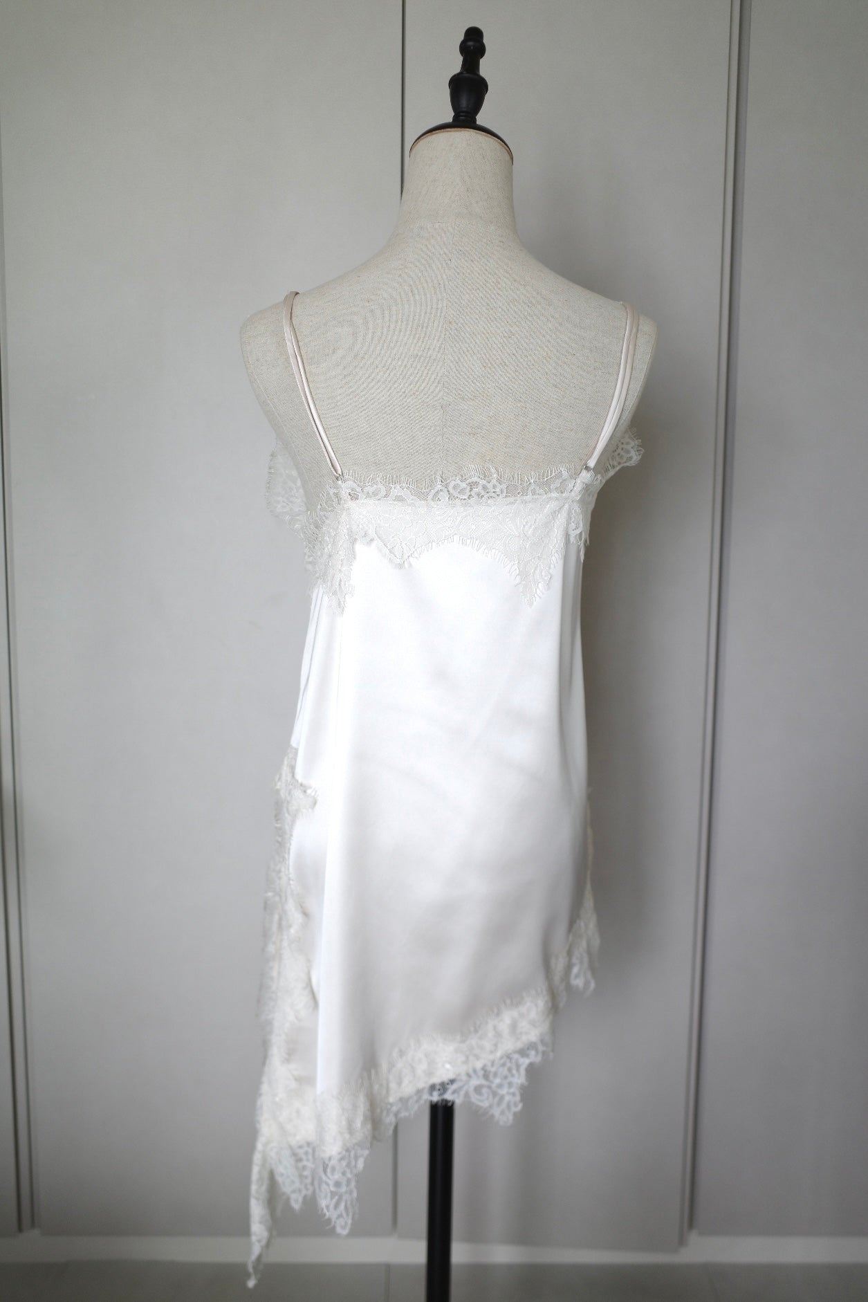 Sier race satin camisole