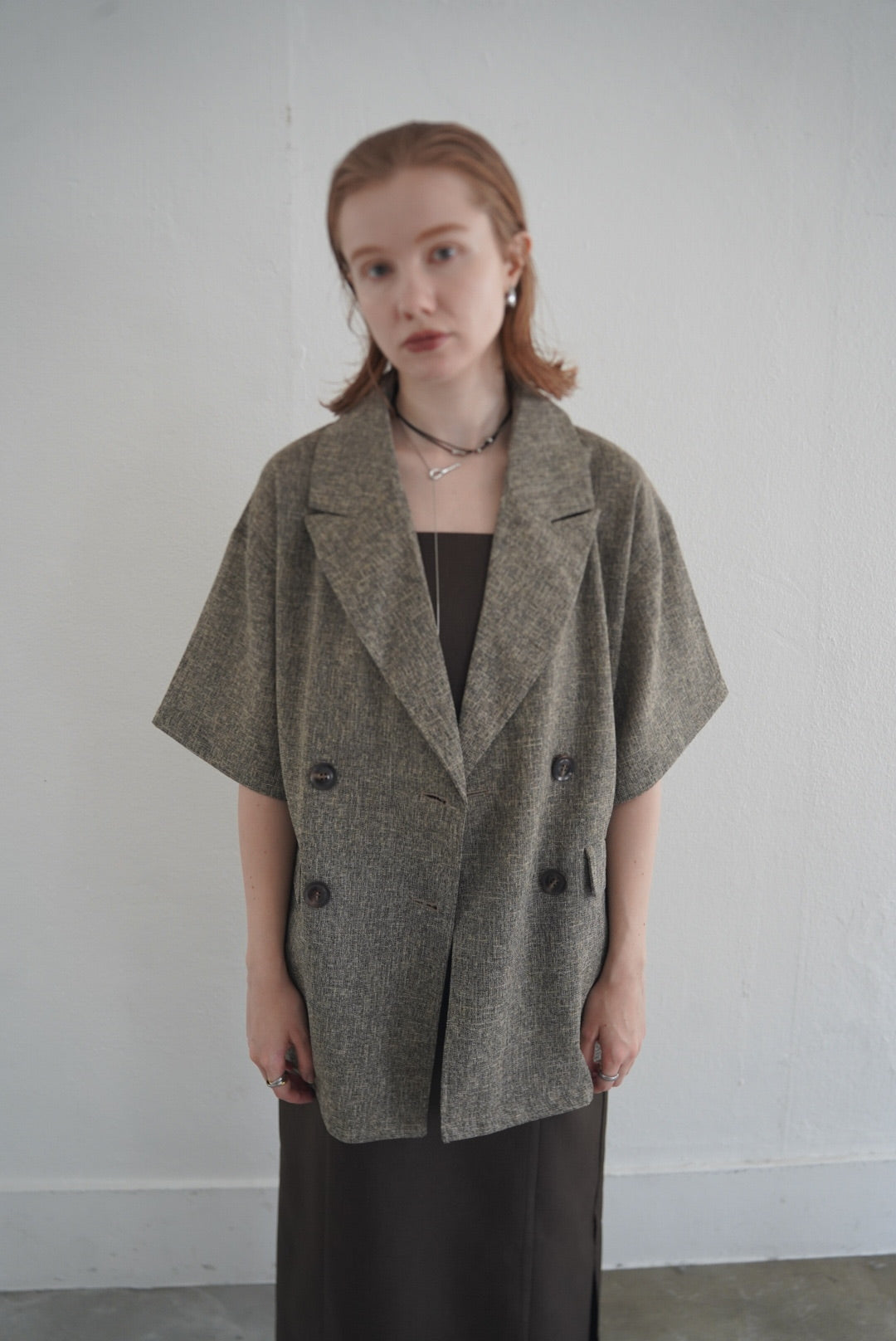 Summer tweed half sleeve JK