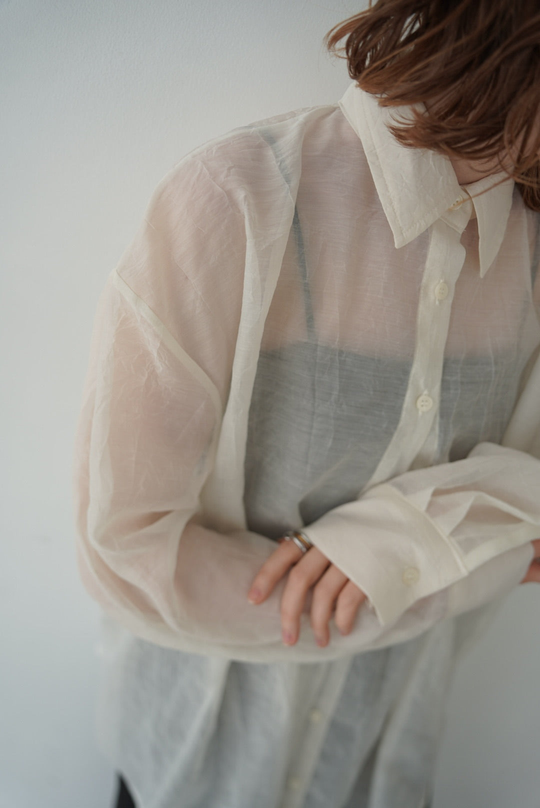 Wrinkle processing shirt