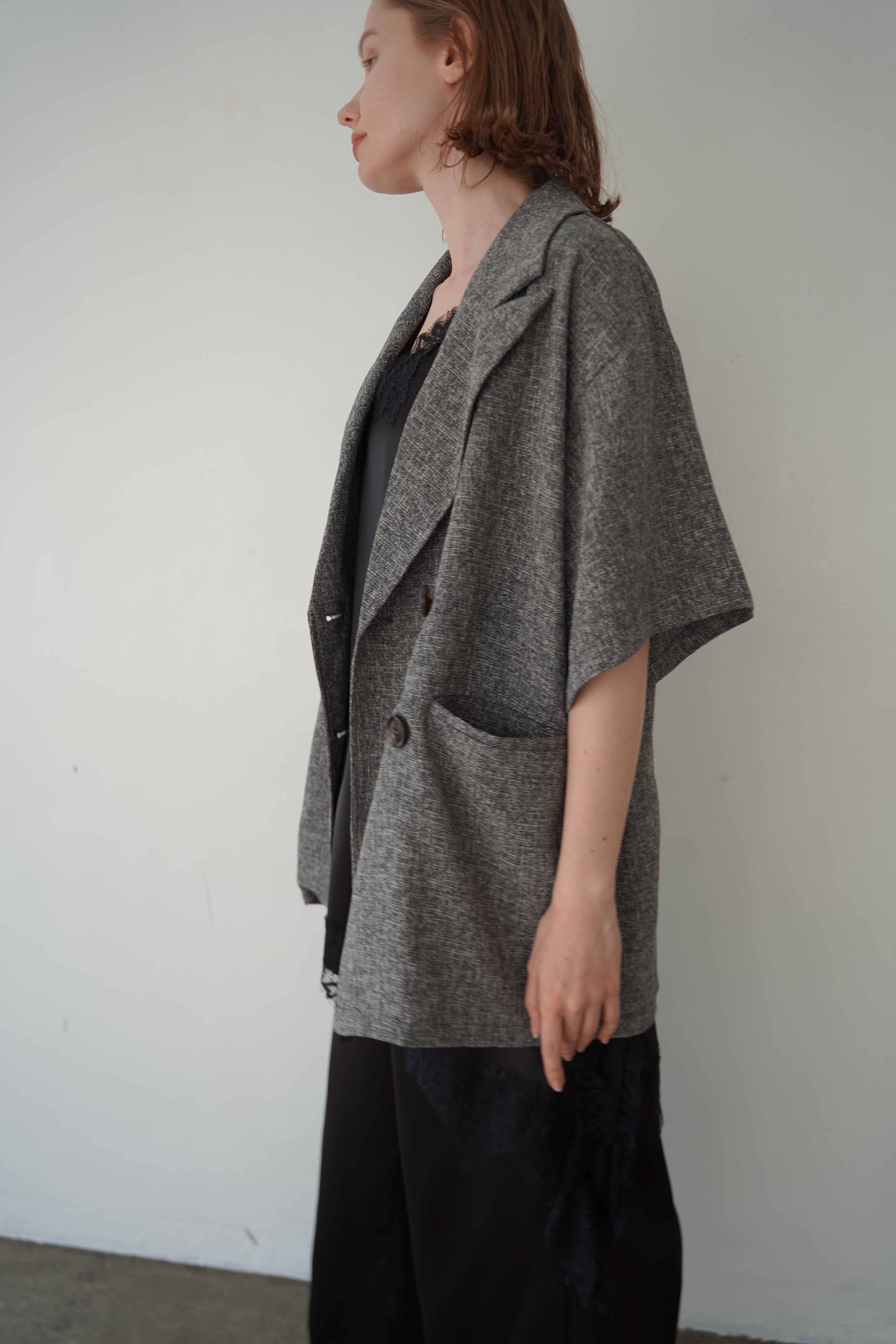 Summer tweed half sleeve JK