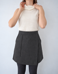 Pocket rap mini skirt