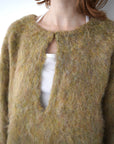 Deep skipper mohair knit