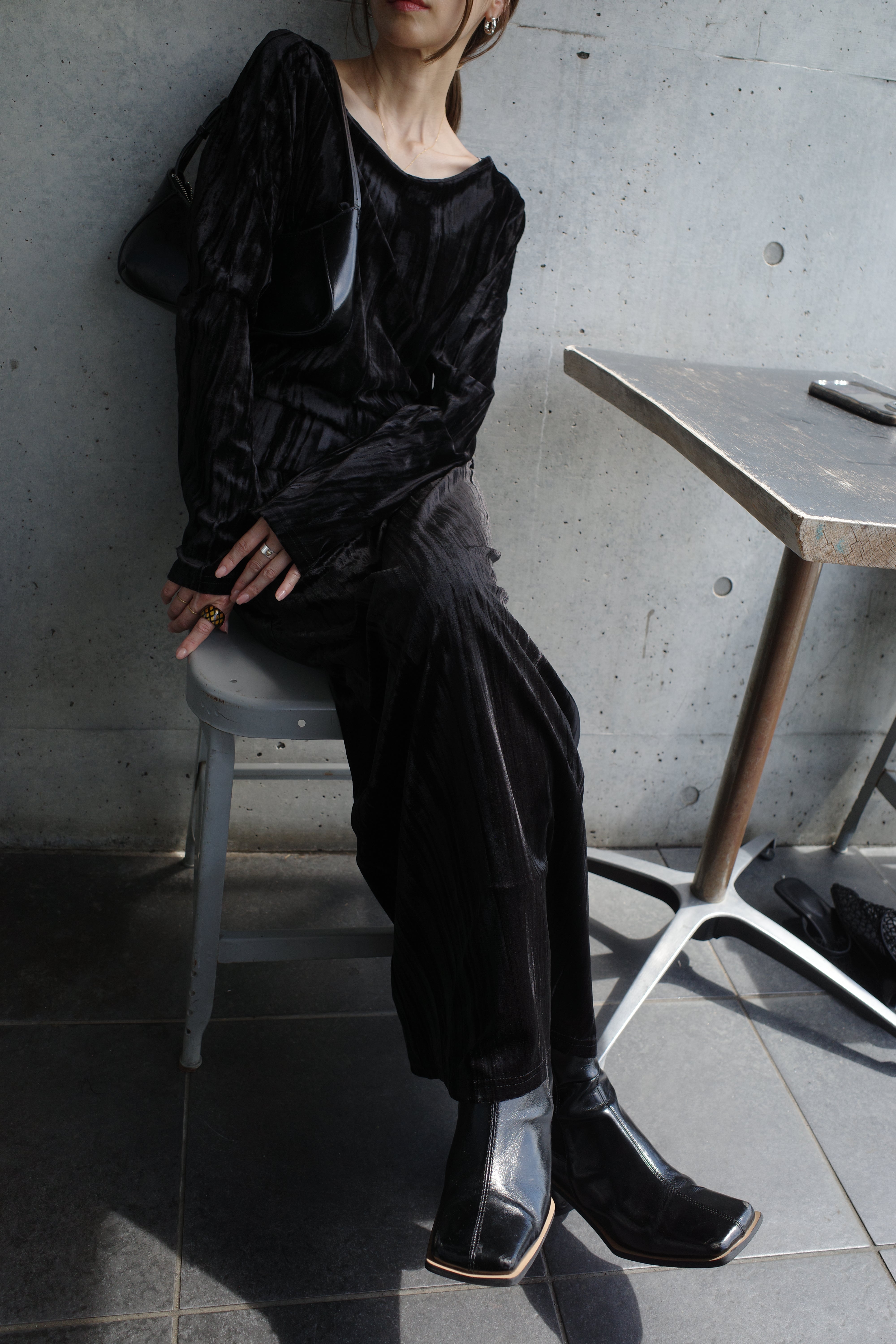 Velours bustier tops