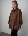 Satin race over shirt