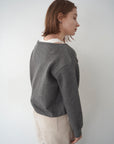【予約販売】-10月下旬発送-Deep Vneck layered knit SET