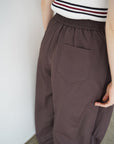 Pocket frill parachute pants