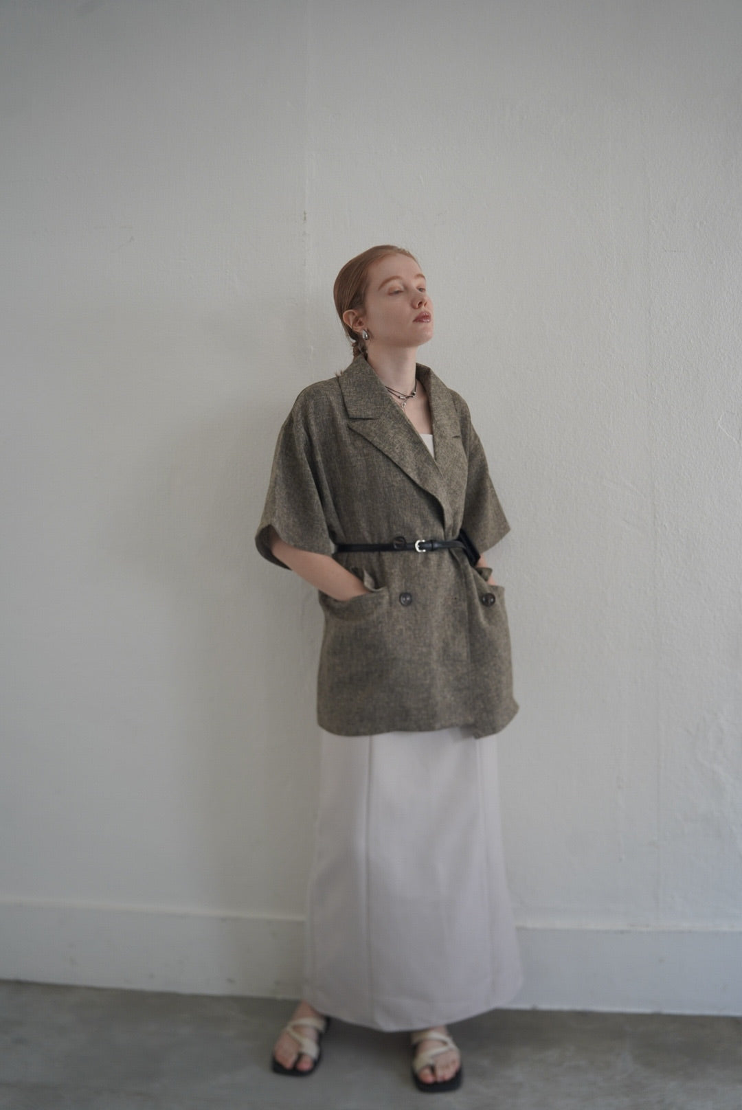 Summer tweed half sleeve JK