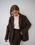 Pin stripe wool JK
