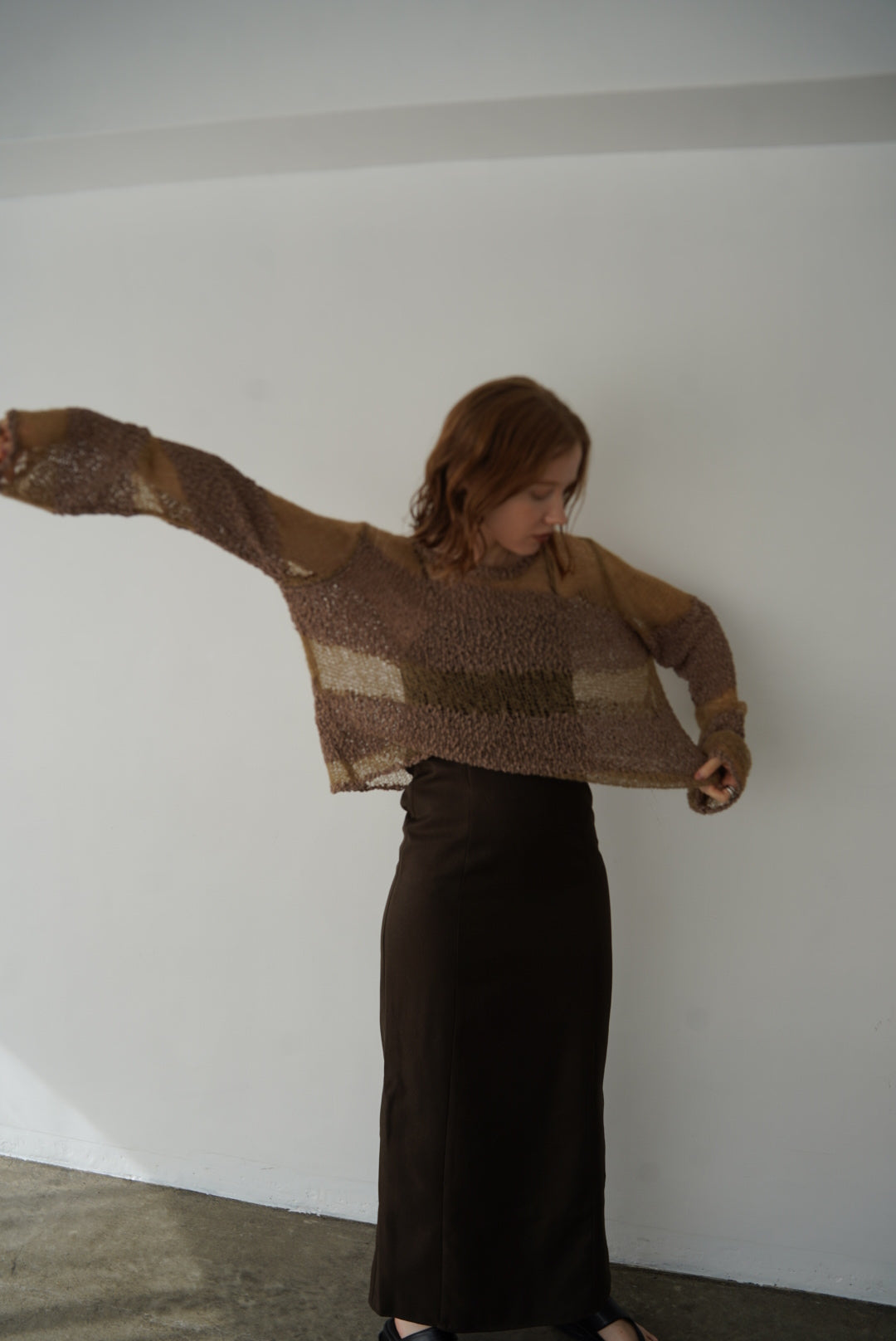 Slab 3D knit top