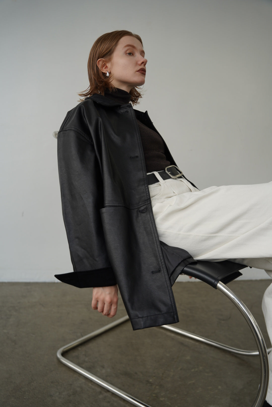 3/上旬-発送】Collar corduroy leather JK – WELINOA