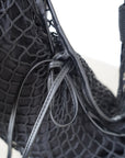 Crochet shoulder bag