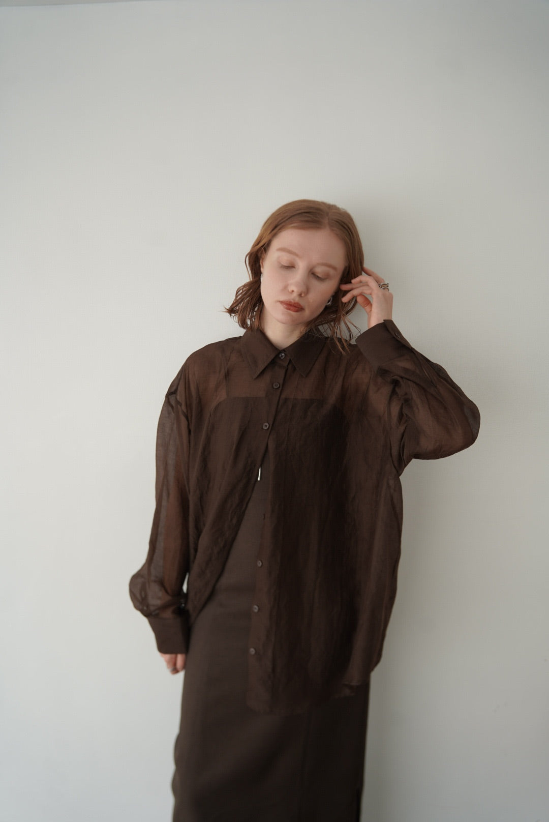 Wrinkle processing shirt