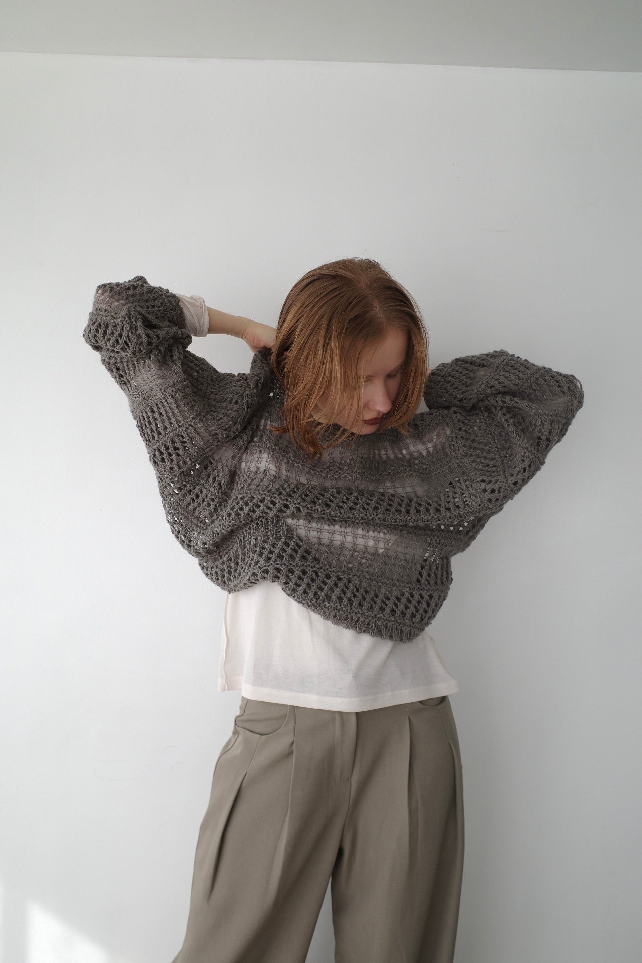Design pattern sheer knit