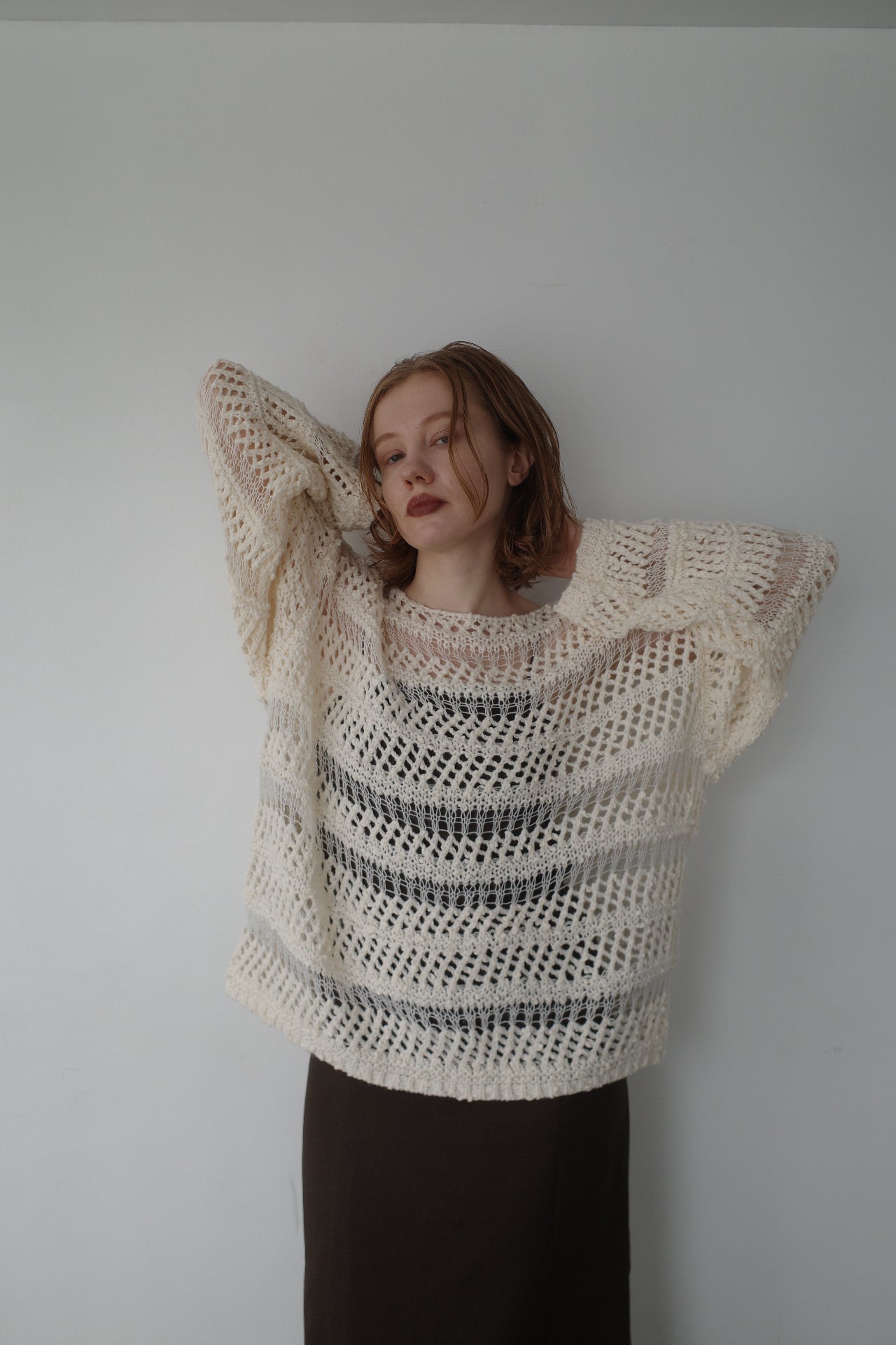 Design pattern sheer knit