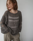 Design pattern sheer knit