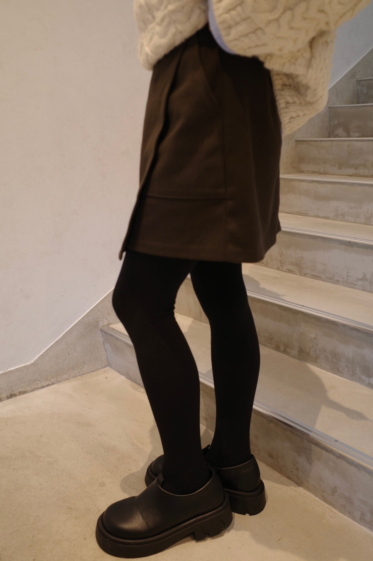 Pocket rap mini skirt