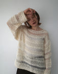 Design pattern sheer knit