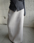 Wool soft long skirt