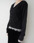 Cut lib race docking cardigan