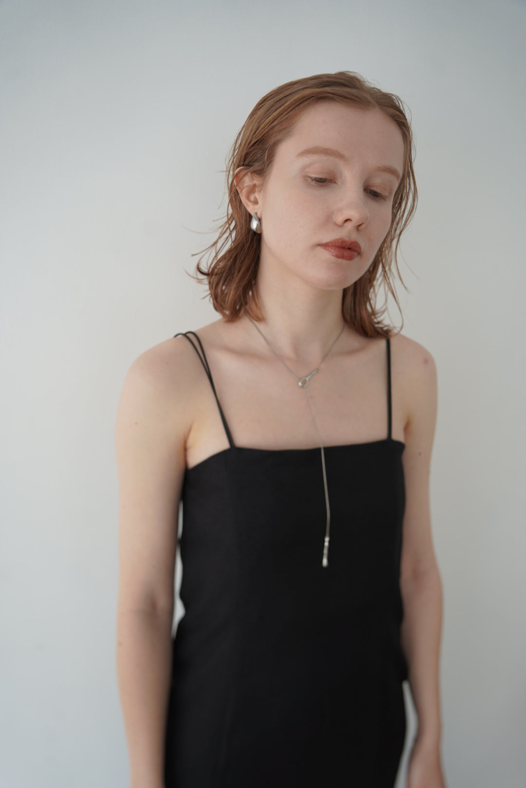 Twill camisole one-piece