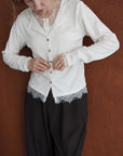 Cut lib race docking cardigan