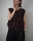 Boucle fringe vest