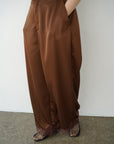 【SET】Race satin pants