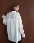 Satin race over shirt