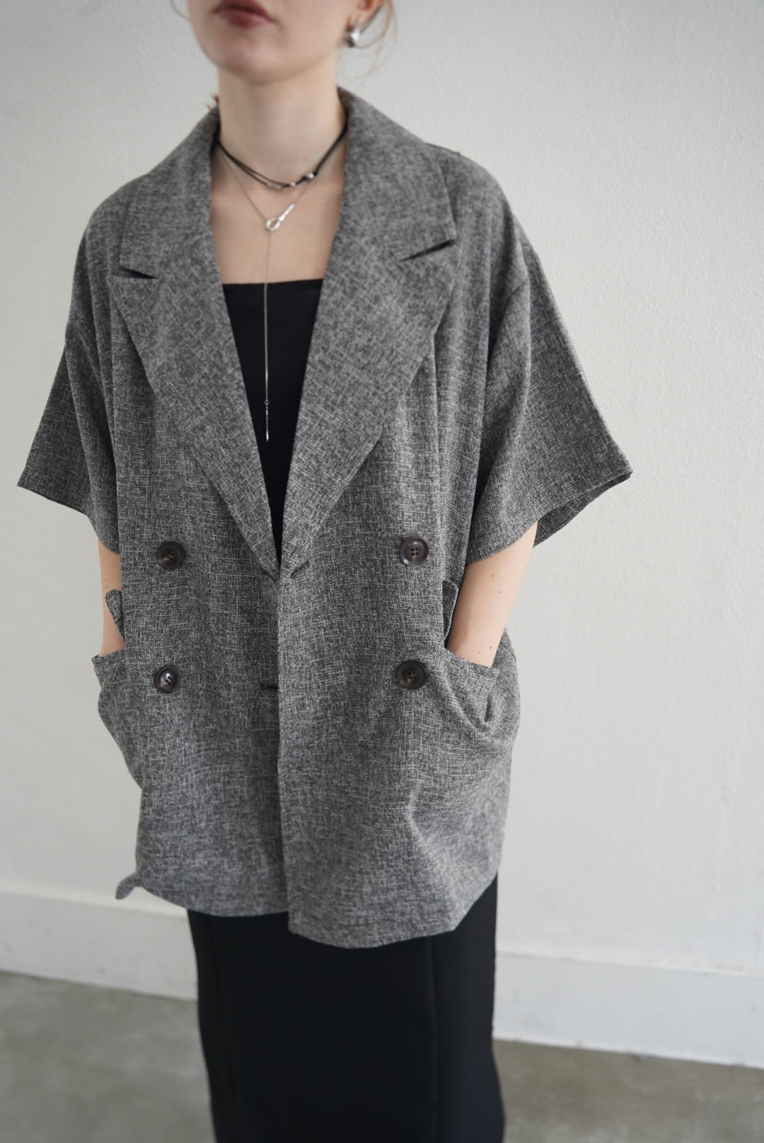 Summer tweed half sleeve JK
