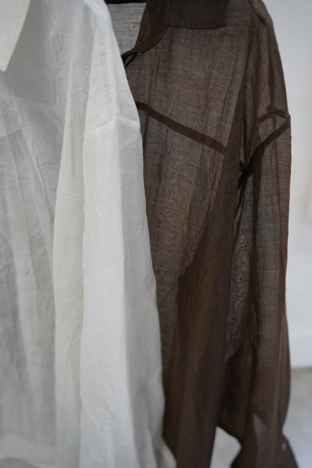 Wrinkle processing shirt