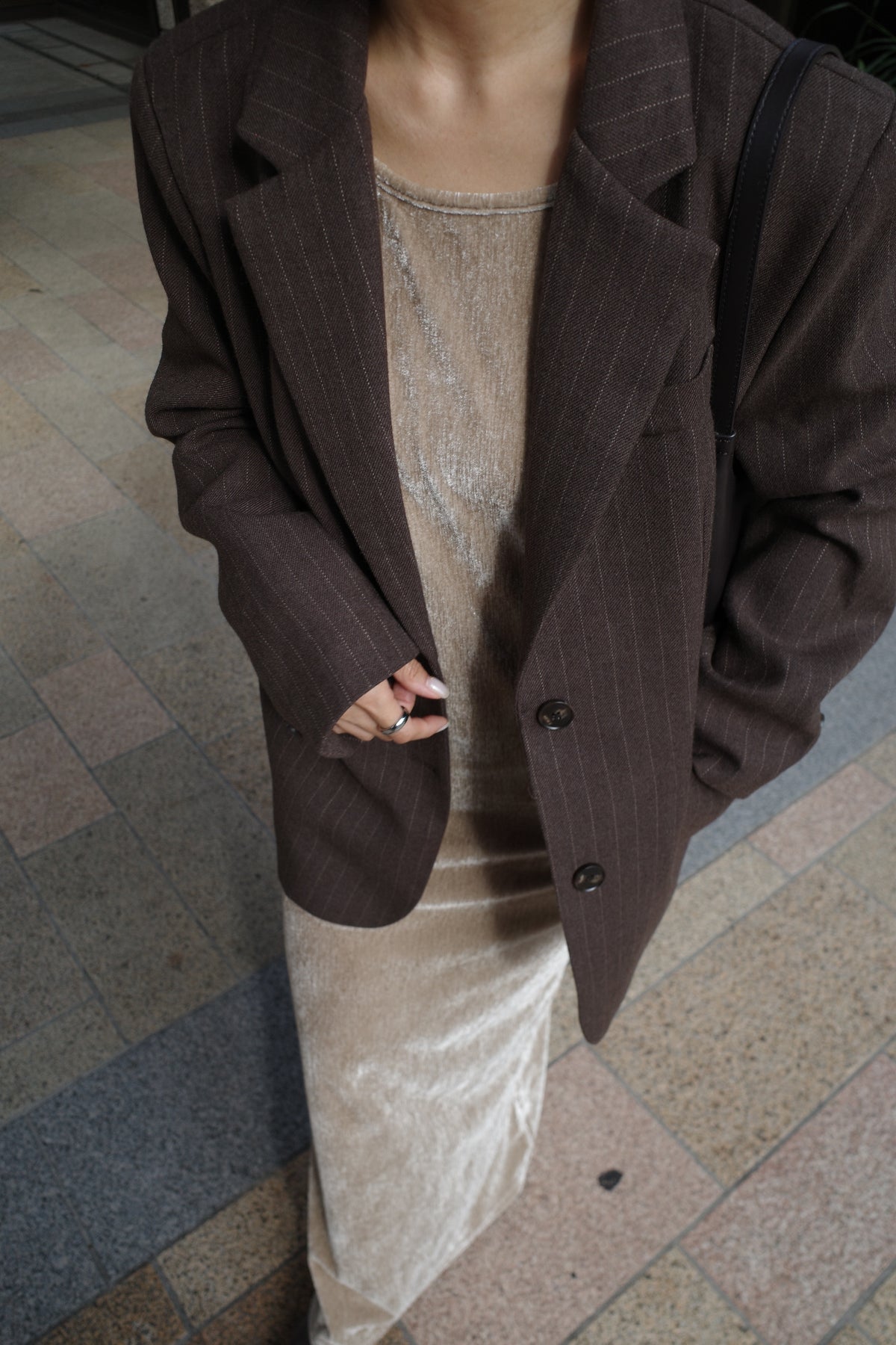 Pin stripe wool JK